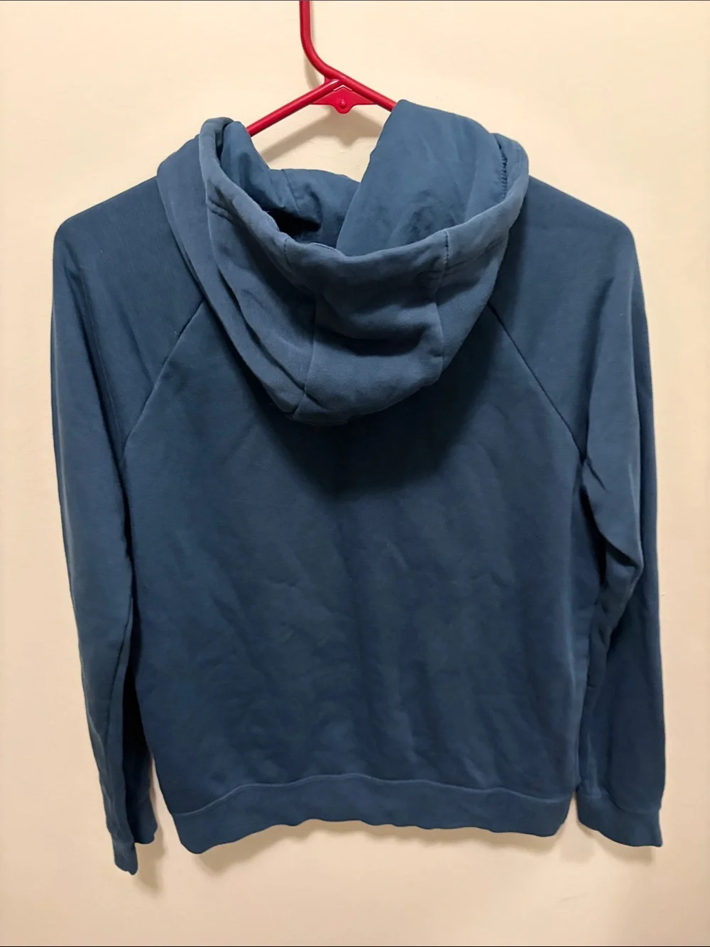 Nike Teal Blue Pullover Hoodie with White Swoosh